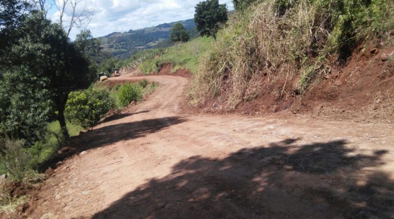 Recuperação da estrada - Linha Maziero