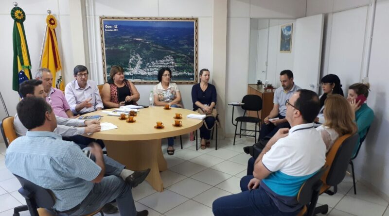 Reunião com representantes dos municípios